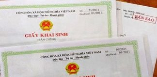 thủ tục đăng ký khai sinh cho con